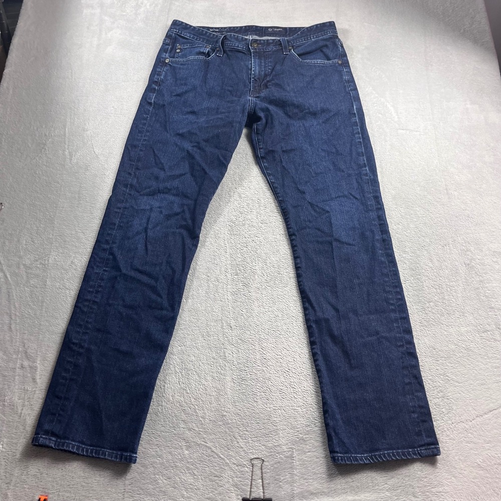 AG Adriano Goldschmied Graduate Tailored Leg Jeans Dark Wash 34x32